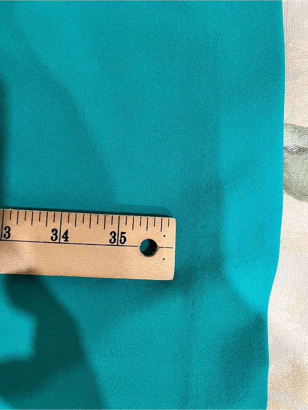 Calvin Klein Teal Sheath Dress with Three-Quarter Sleeves Size 6 Office Career - Picture 11 of 13